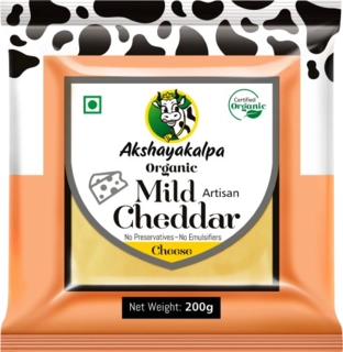 Organic Artisanal Mild Cheddar Cheese Slices