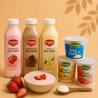 Milkshakes , Buttermilk & Yogurts