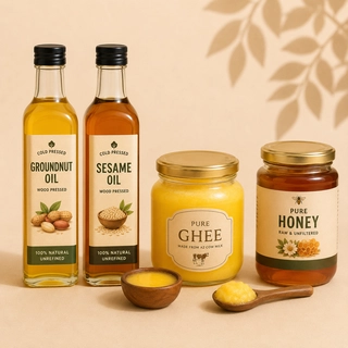 Cold Pressed Oils , Ghee & Honey