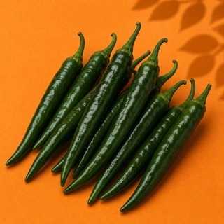 Dark Green Mirchi / DarkGreen Chilli
