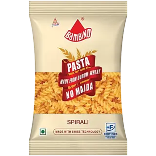 Bambino Durum Wheat Spirali Pasta, Pouch