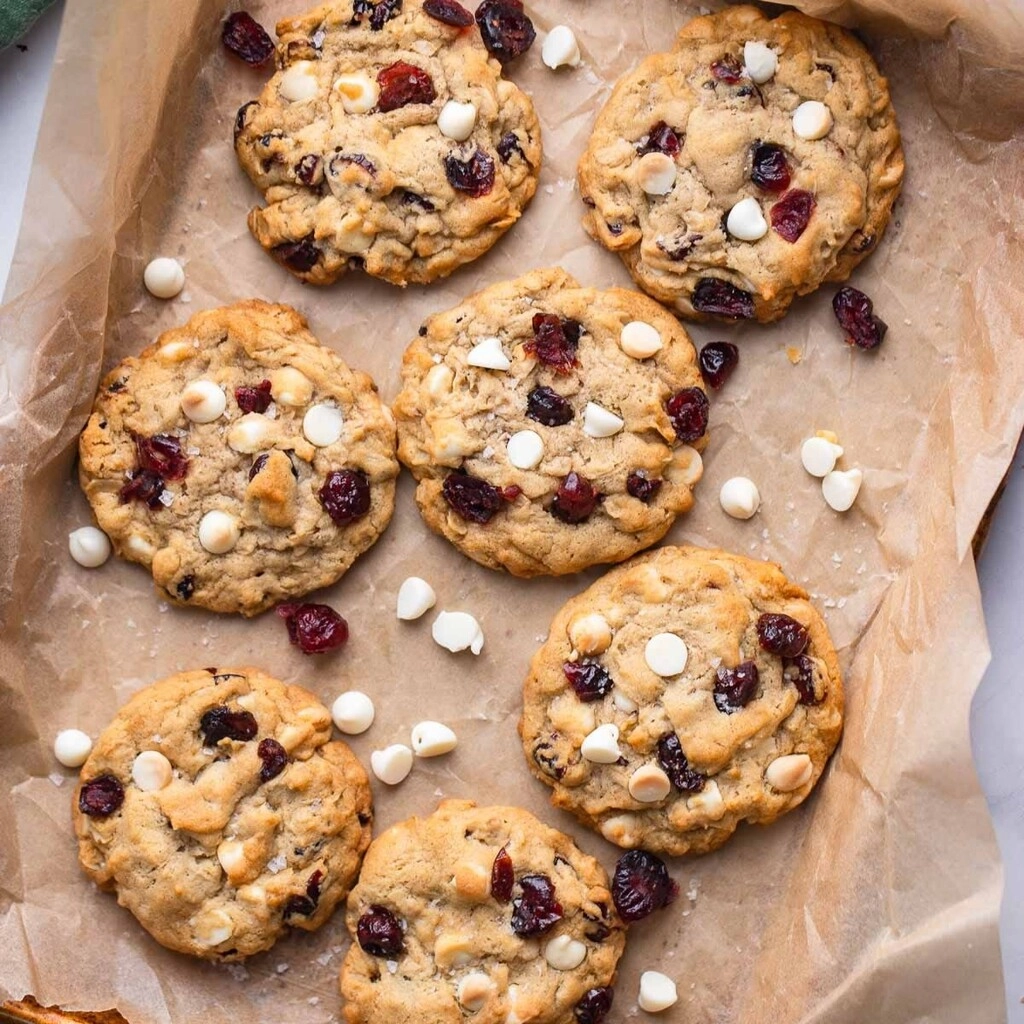 White Chocolate Cranberry Cookies