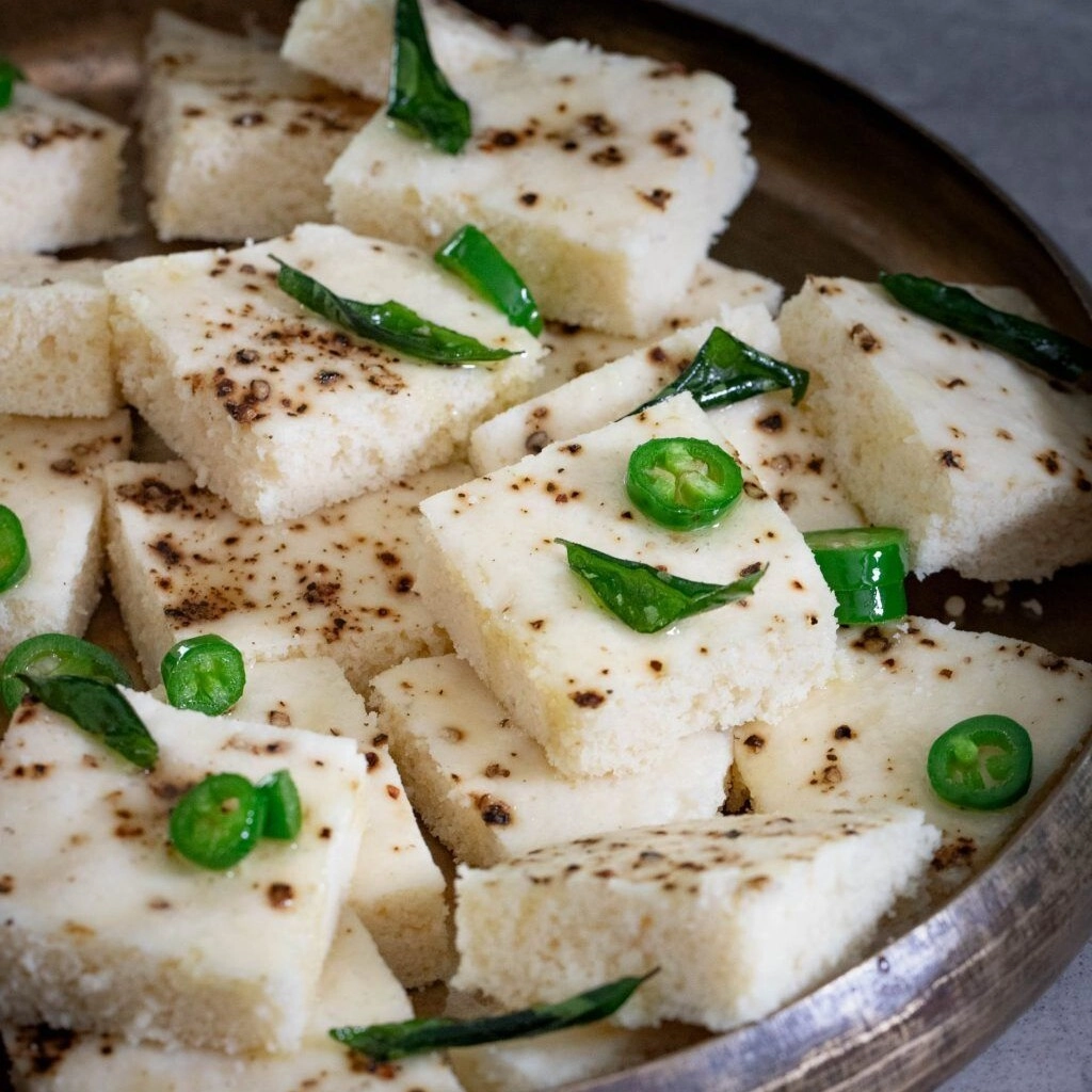 White Malai Dhokla