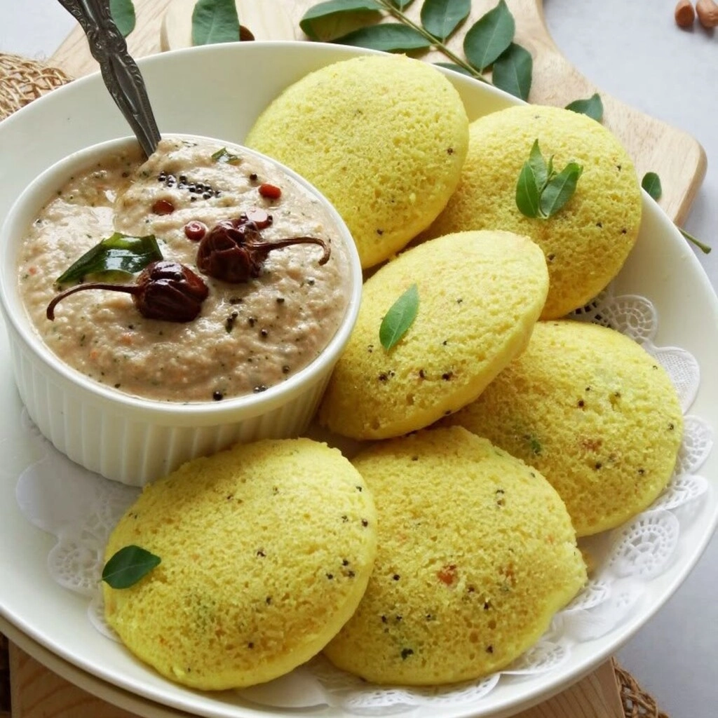 Moongdal Idli