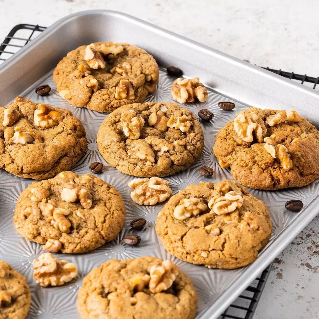 Coffee Walnut Cookies