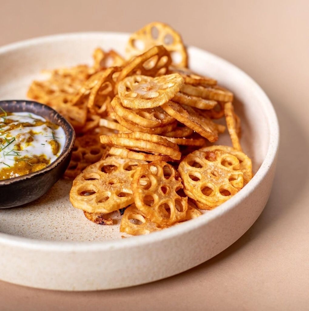 Lotus Stem Peri Peri Chips