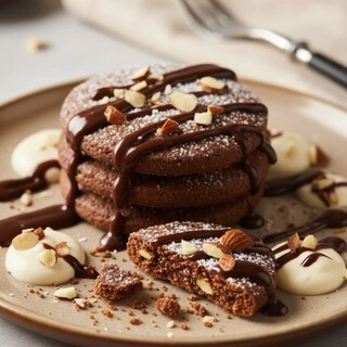 Almond Chocolate Biscuits [S/F]