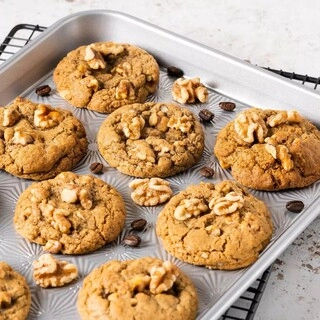 Coffee Walnut Cookies