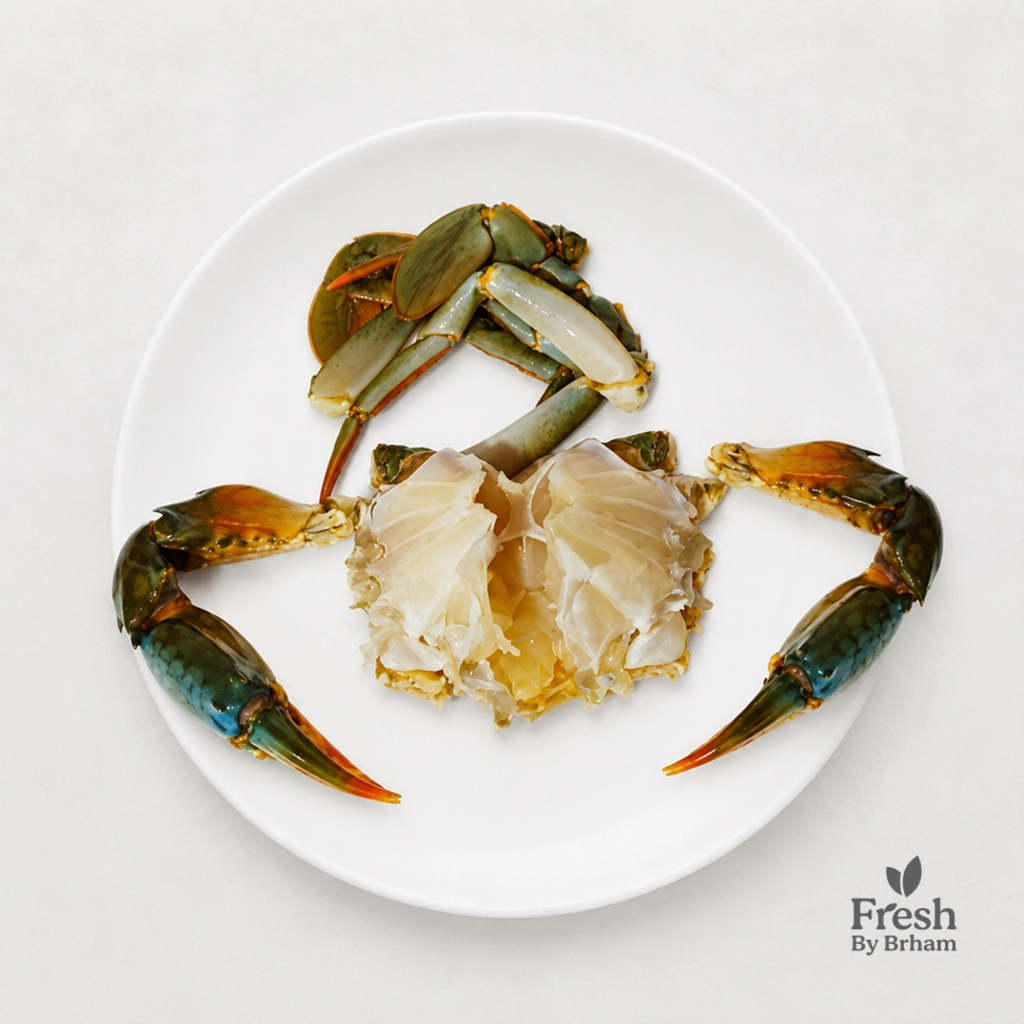 Mud Crabs Whole Cleaned