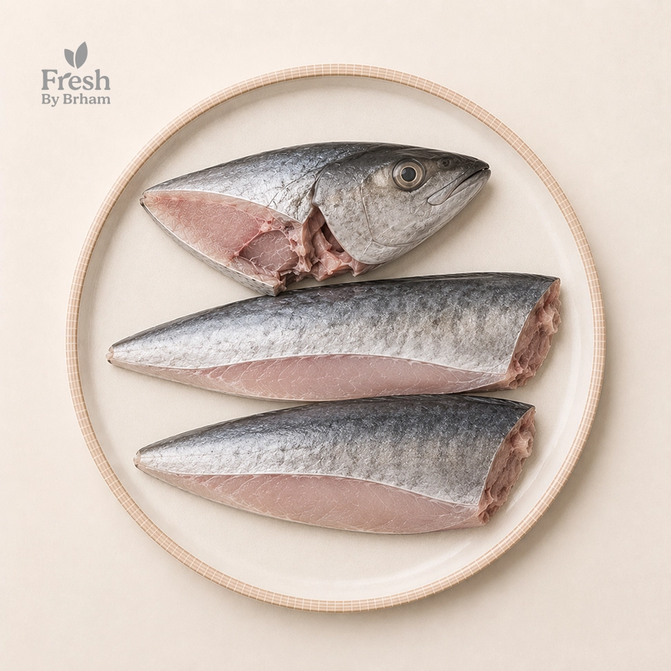 Skin On Fillets with head & bone