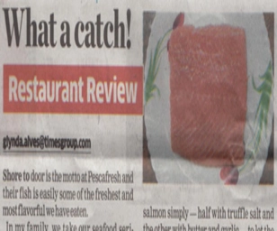 What a catch! Pescafresh brings fresh fish & perfection home