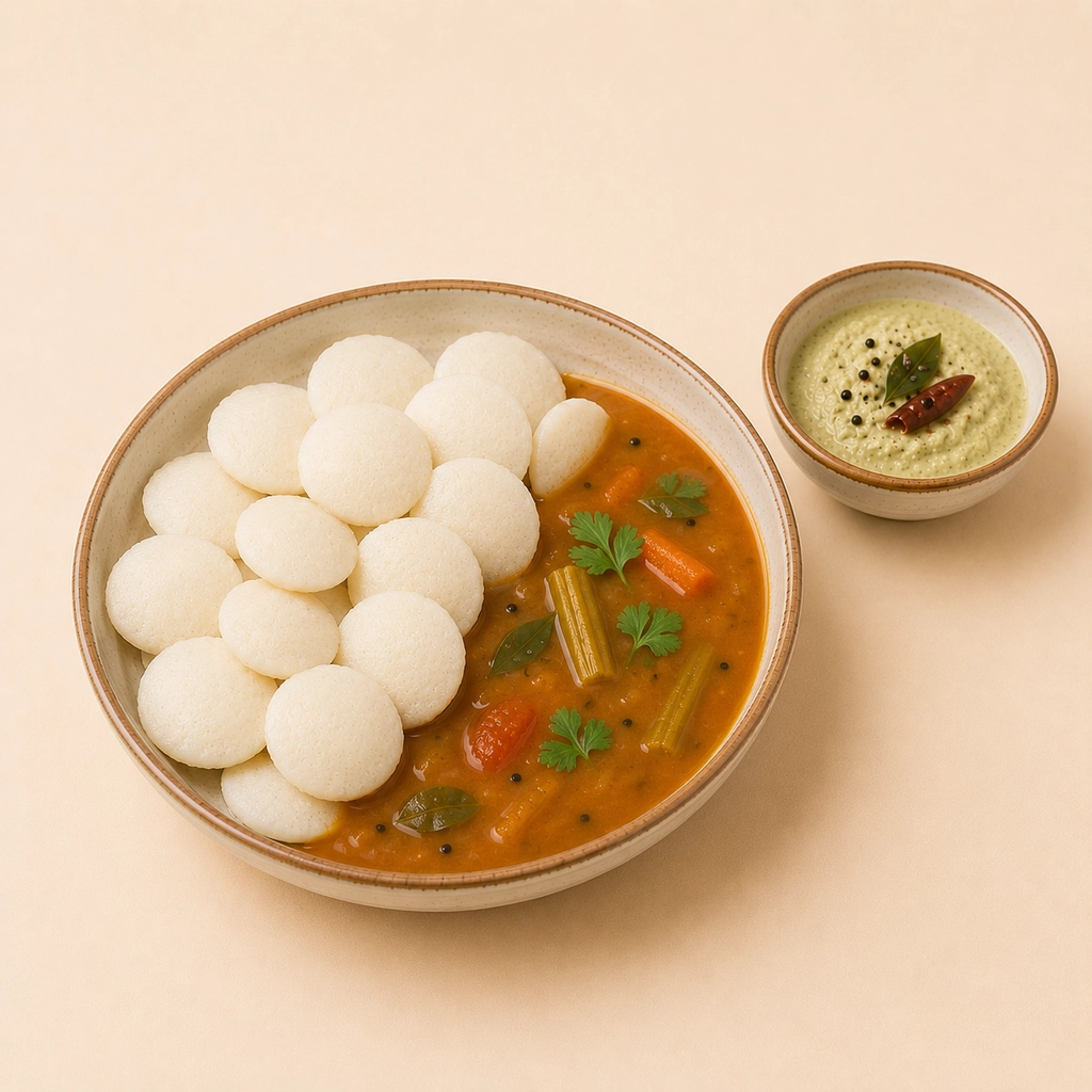 Mini Idly Sambar