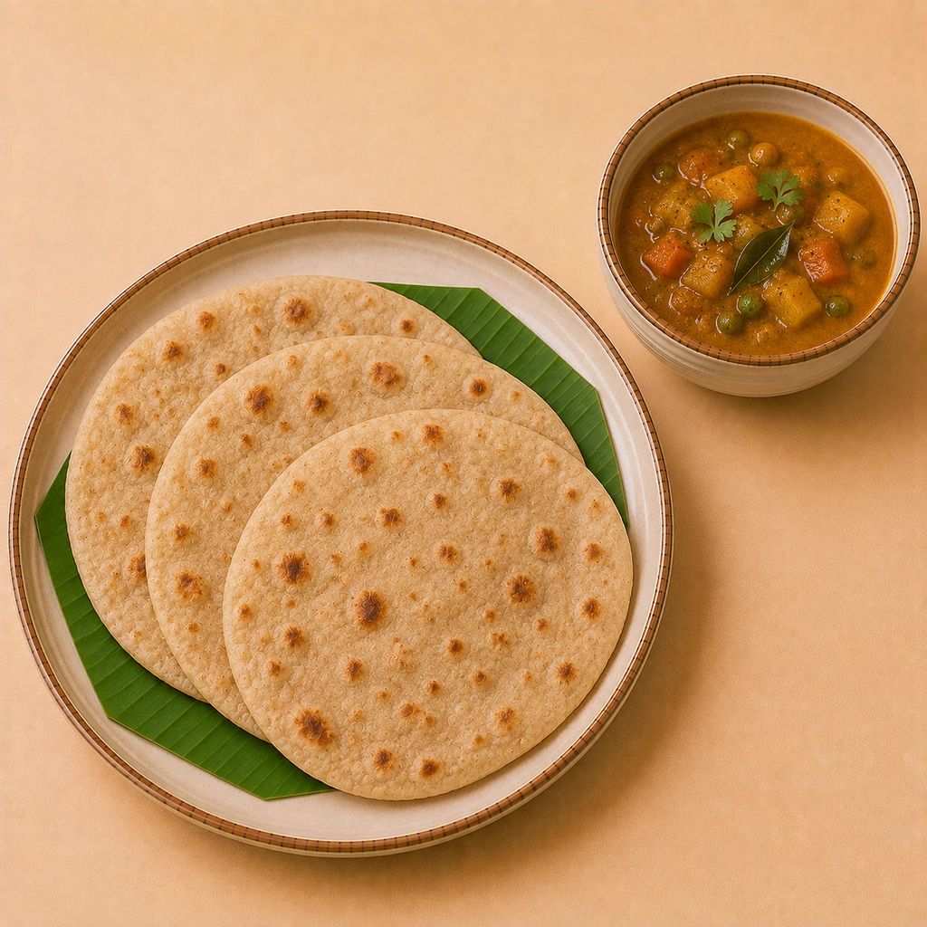 Set Roti with Kurma