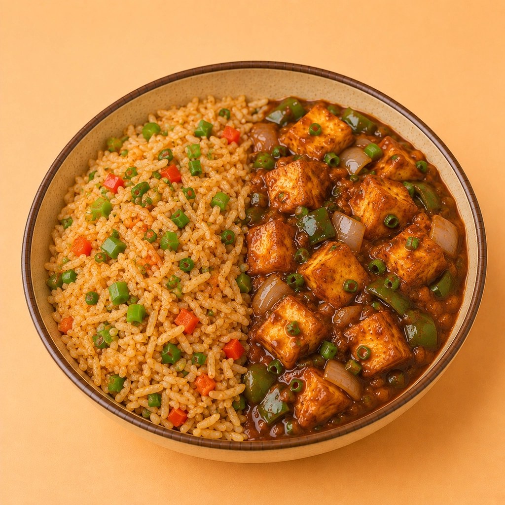 Paneer Manchurian Rice