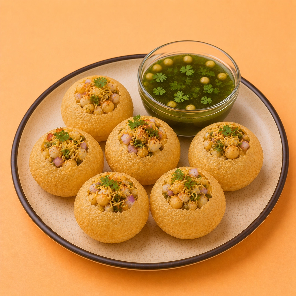 Plain Pani Puri (6 Pcs)