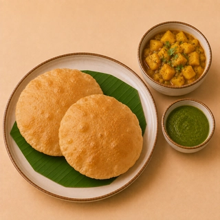 Puri Bhaji (2 Pcs)