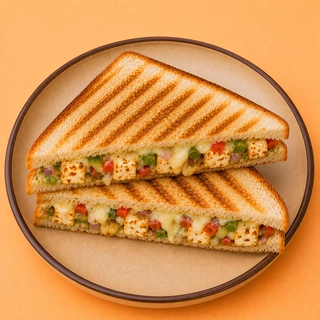 Grilled Paneer Cheese Veg Sandwhich