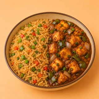 Paneer Manchurian Rice
