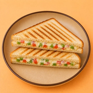 Plain Veg Cheese Sandwich