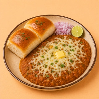 Cheese Pav Bhaji