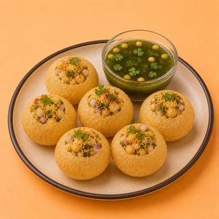Plain Pani Puri (6 Pcs)