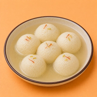 Sponge Rasgulla (1 Pcs)