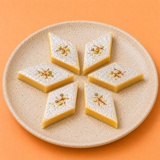 Kesar Kaju Katli
