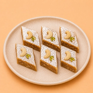 Anjeer Kaju Katli