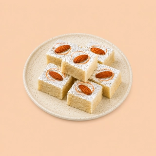 Mawa Badam Burfi
