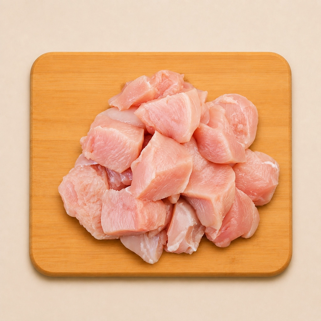 Boneless medium pieces
