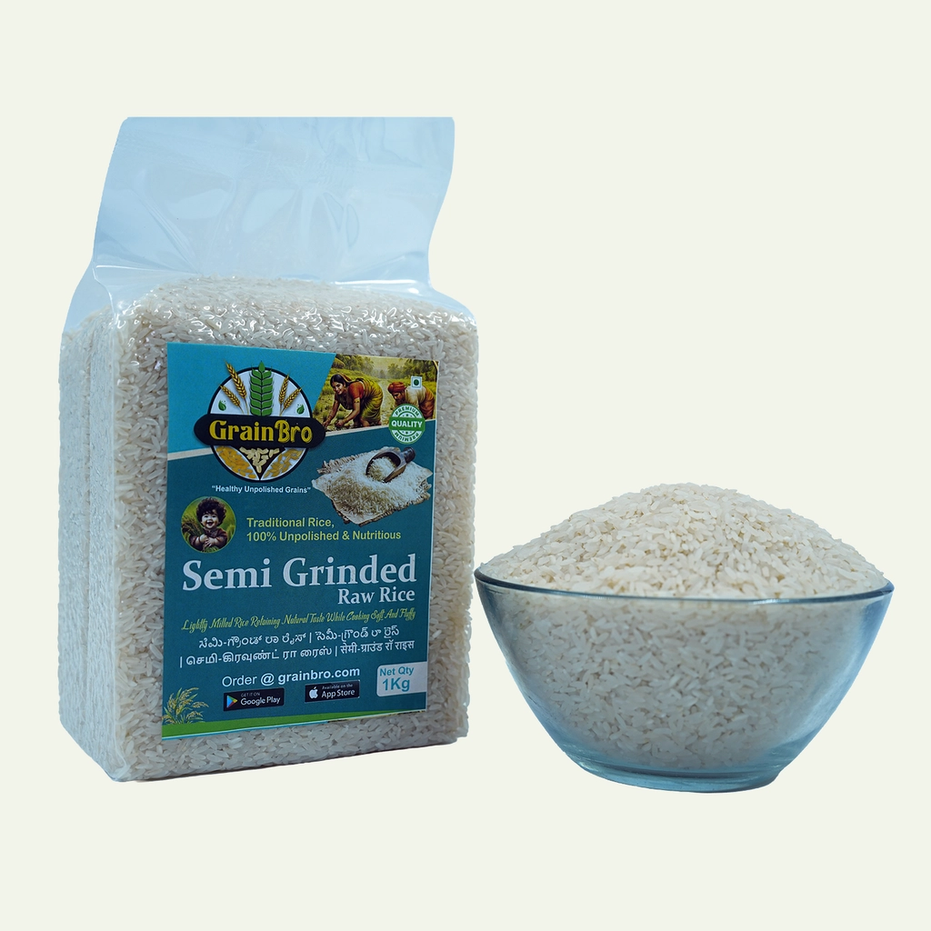 Semi Grinded Raw Rice