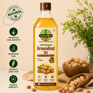 Cold Pressed Groundnut Oil - 1 L