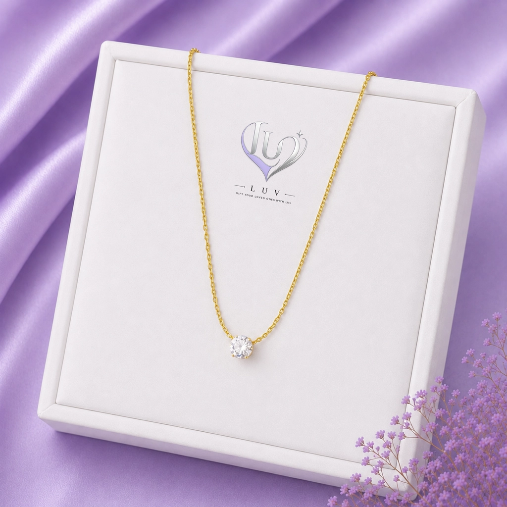 Dainty Stone Necklace