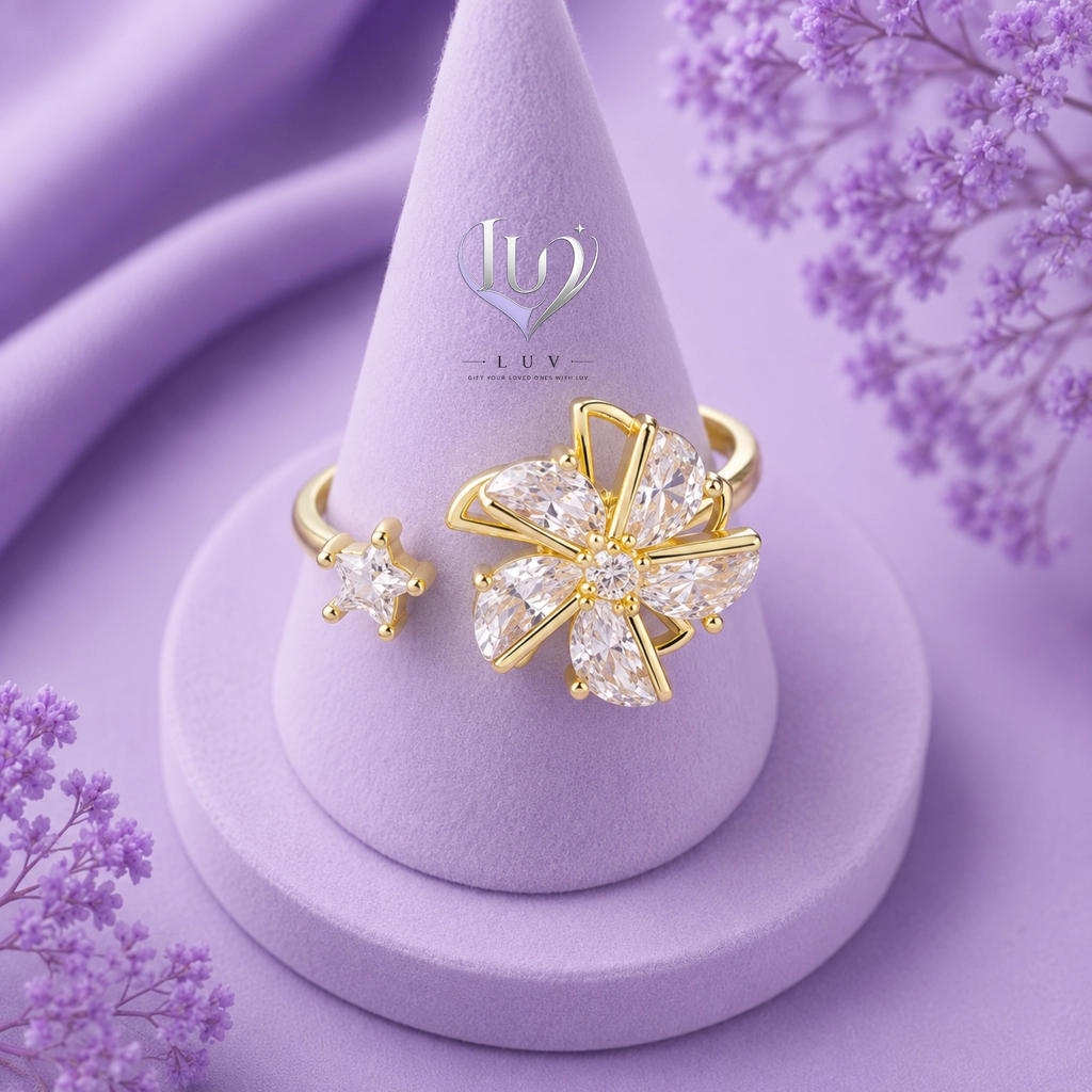 Flora Spin Ring