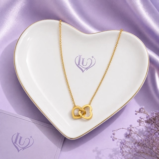 Twin Hearts Necklace