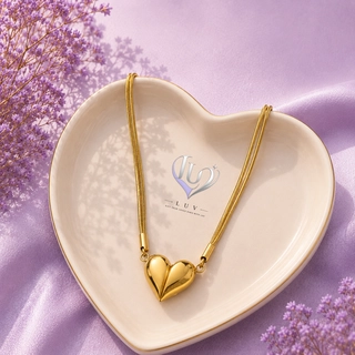 Split Heart Magnetic Necklace
