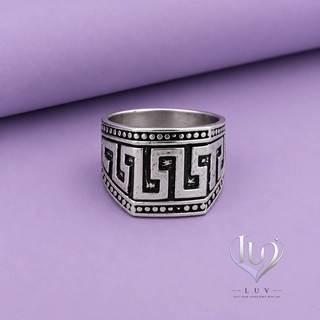 Maze Noir Ring