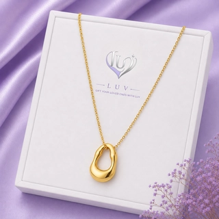 Golden Teardrop Necklace