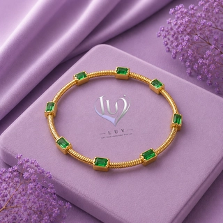 Emerald Serpent Bracelet