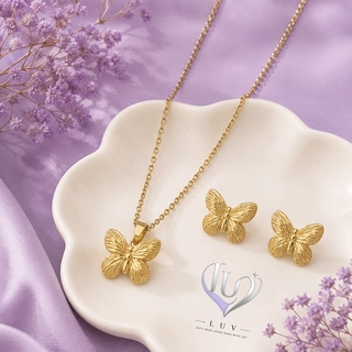 Butterfly jewel set