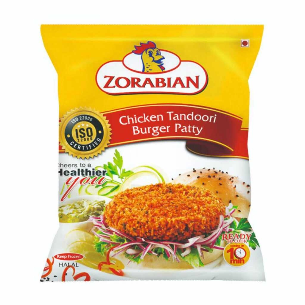 Chicken Tandoori Burger Patty