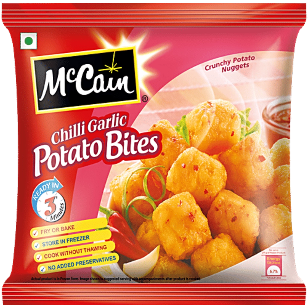 Chilli Garlic Potato Bites