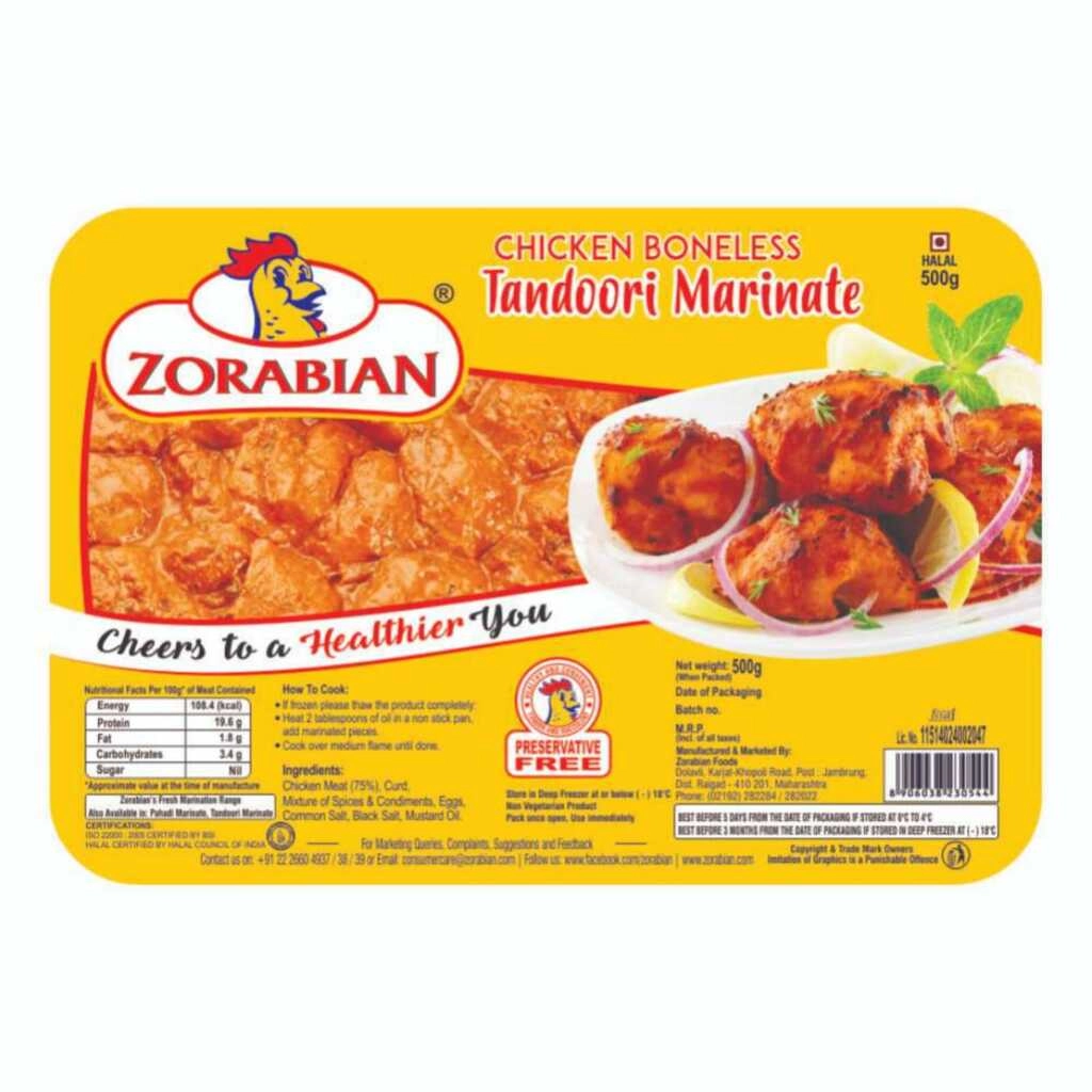 Chicken Boneless Tandoori Marinate