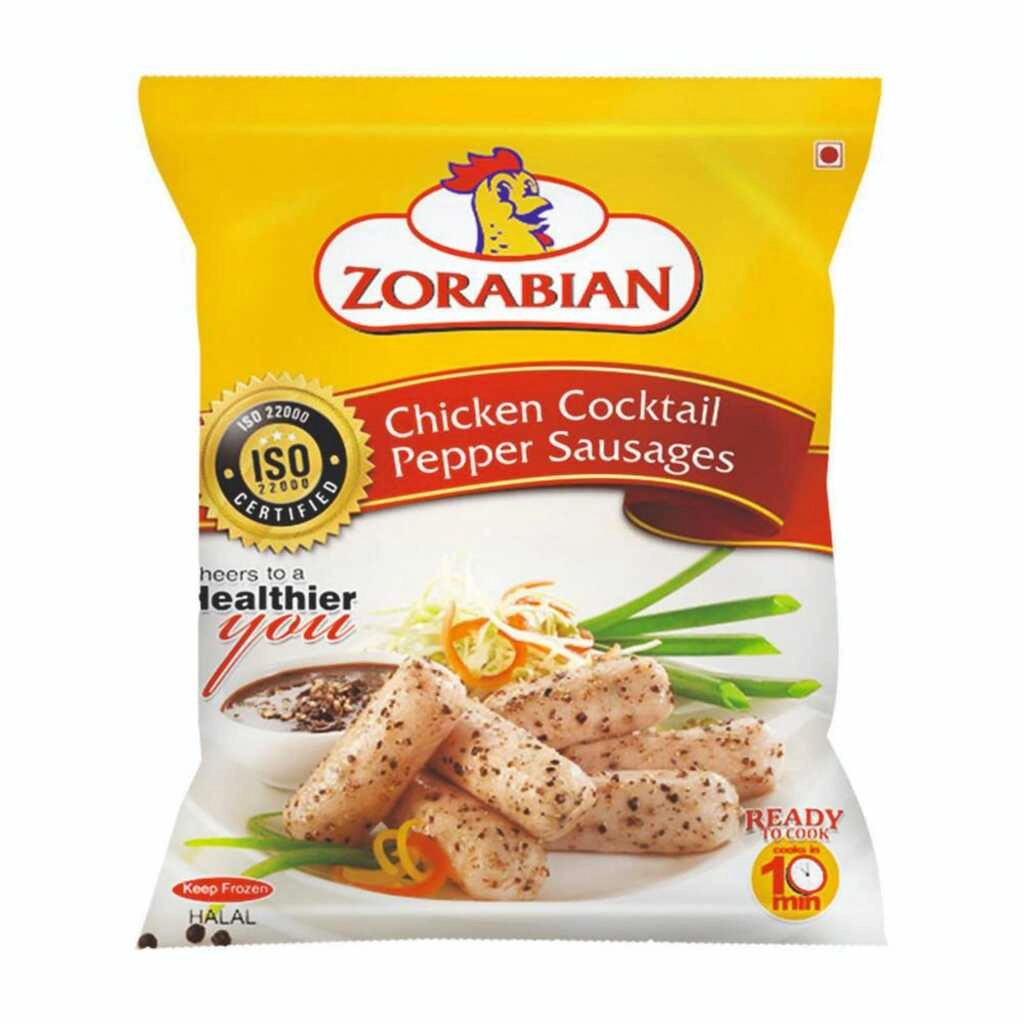 Chicken Cocktail Pepper Sausages