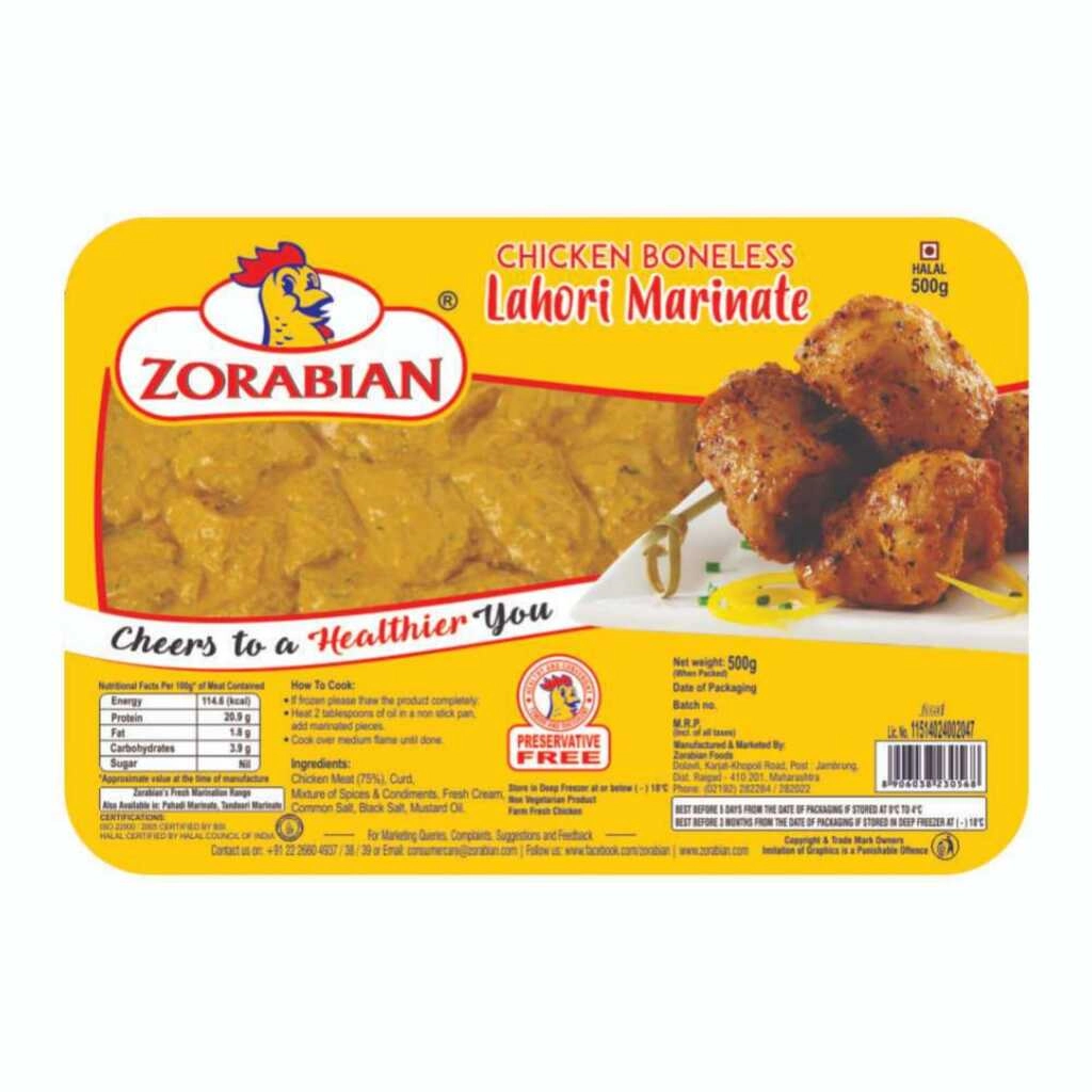 Chicken Boneless Lahori Marinate