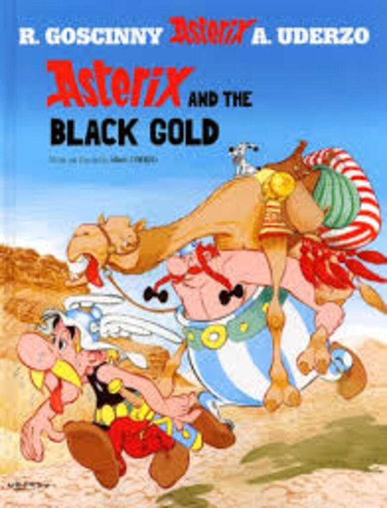 Asterix and the Black Gold (hardcover, used, good condition)
