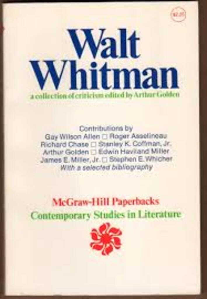 Walt Whitman (used, paperback, good condition)
