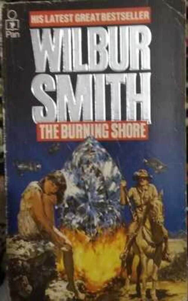 the burning shore (used, paper back, good condition)