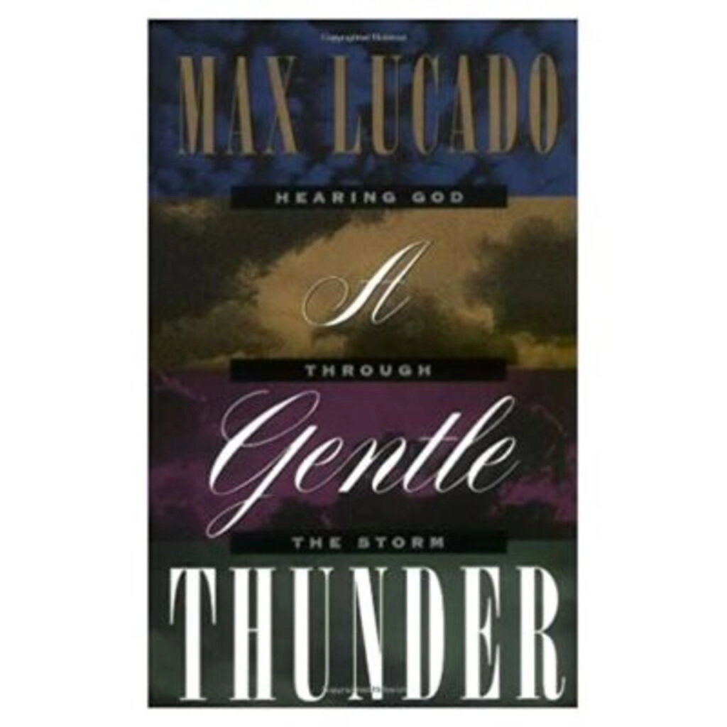 hearing god a through gentle the storm Thunder (used,hard cover, good condition)