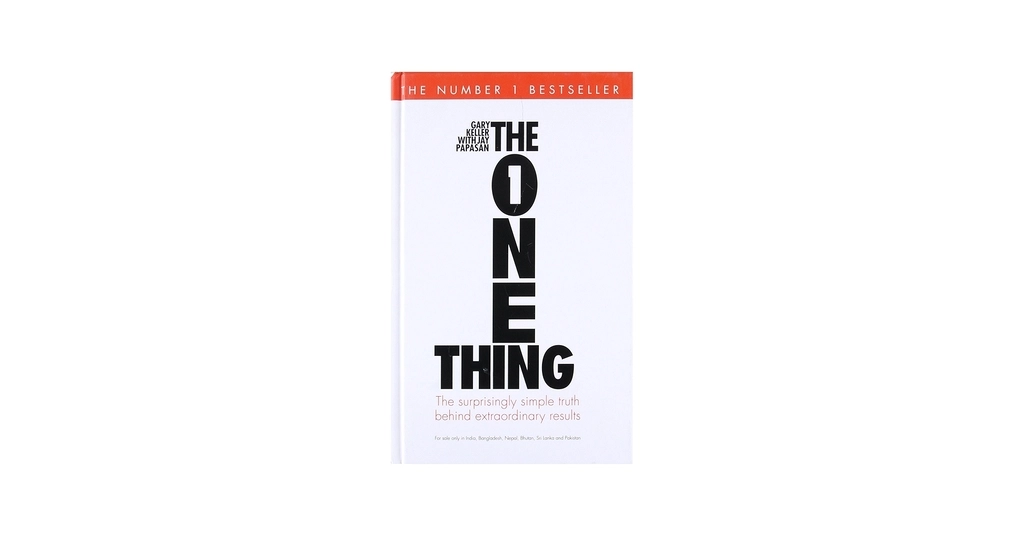 The One thing (used, paper back, good condition)